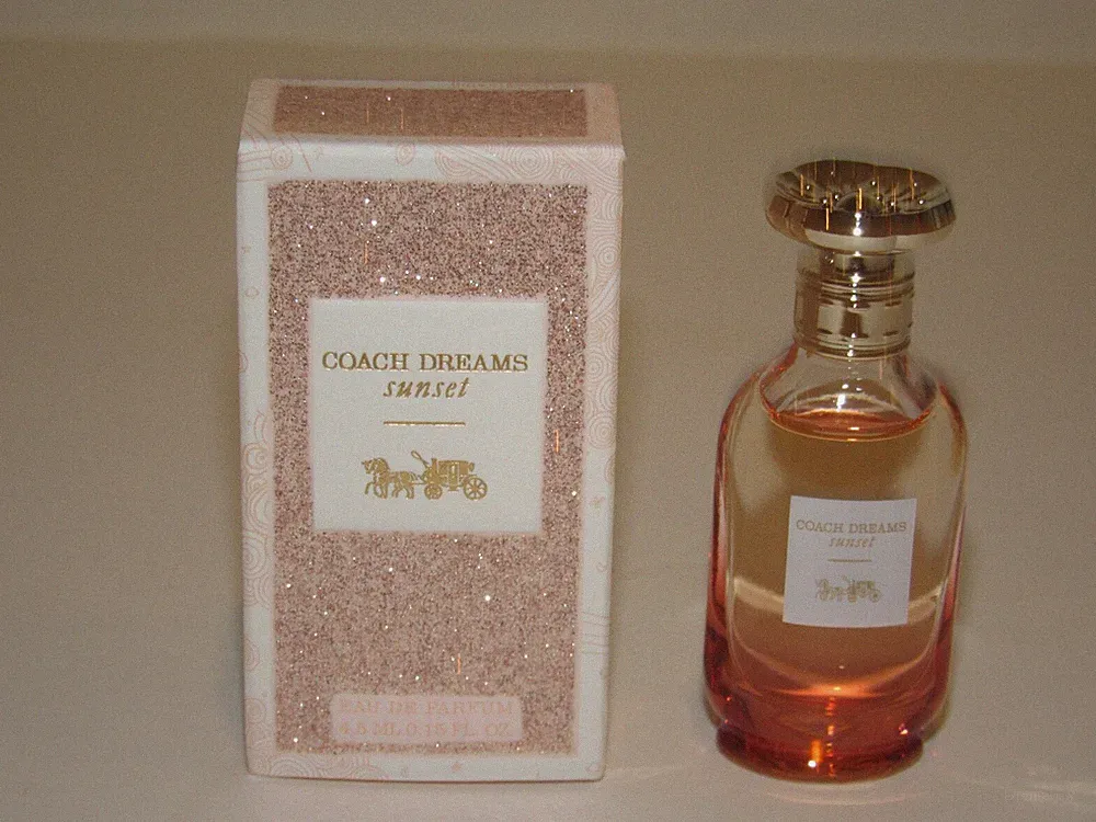 Coach Dreams Sunset Eau de Parfum 0.15 Oz 4.5 mL Perfume MINI Bottle For Women