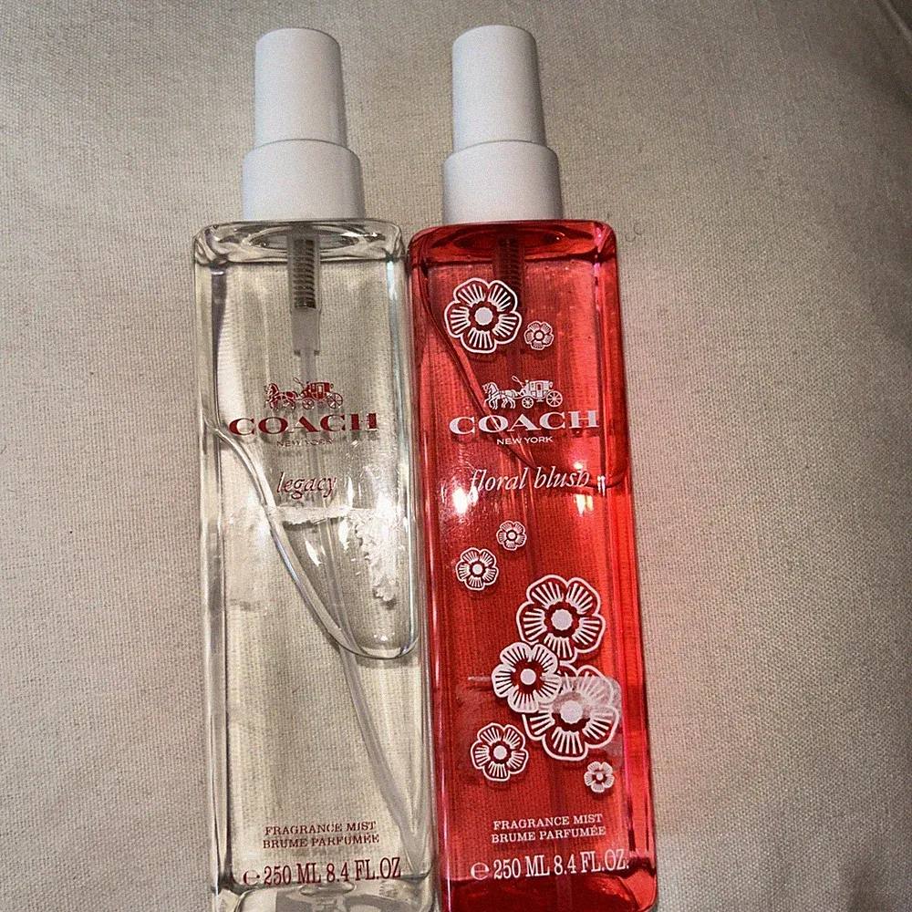 Coach Fragrance Mist Perfume Body Spray 250ml 8.4oz 2 Pc Duo + RARE Scent!!