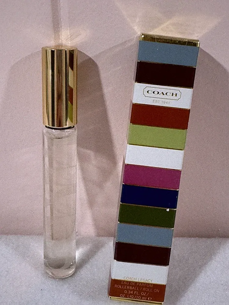 Coach LEGACY Eau De Parfum EDP Perfume Rollerball Roll On 0.34 Oz RARE! HTF! NEW