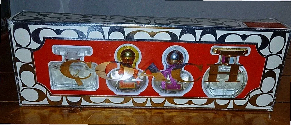 Coach Mini Perfume Gift Set - Poppy Flower, Legacy, Signature & Poppy New