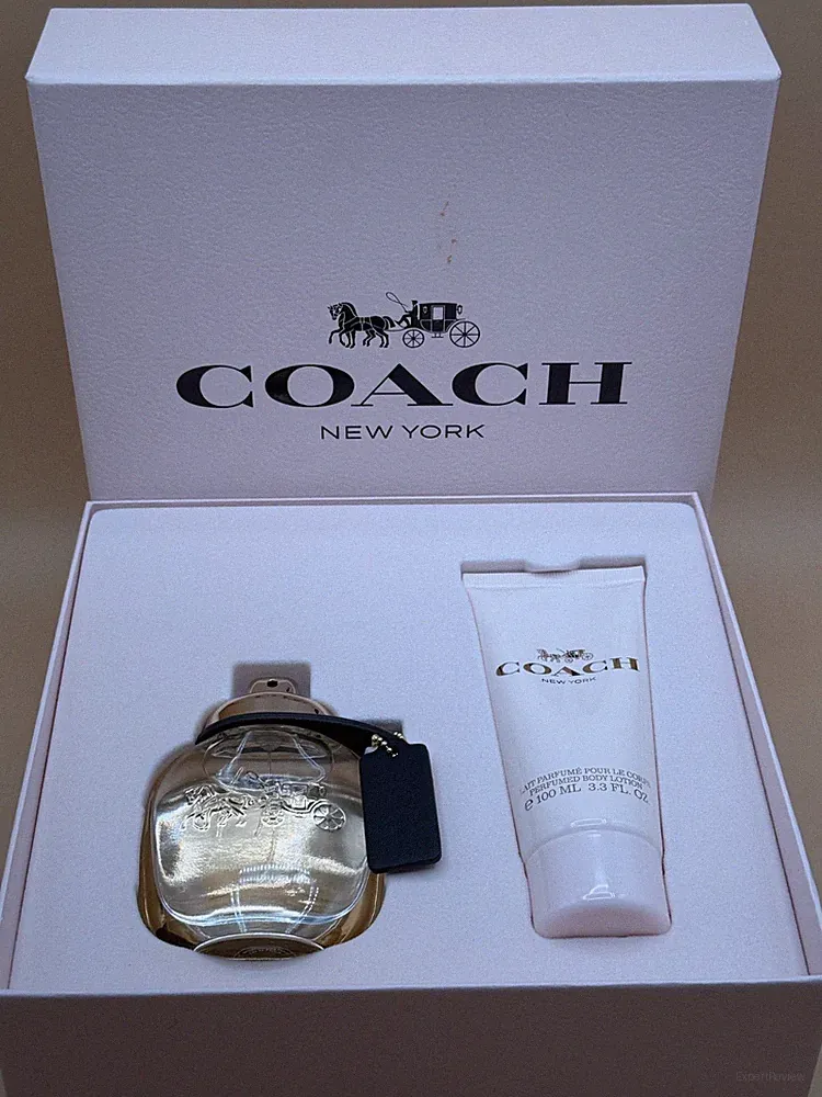 Coach New York Perfume Gift Set 1oz Spray + 3.3oz Body Lotion w/ Box