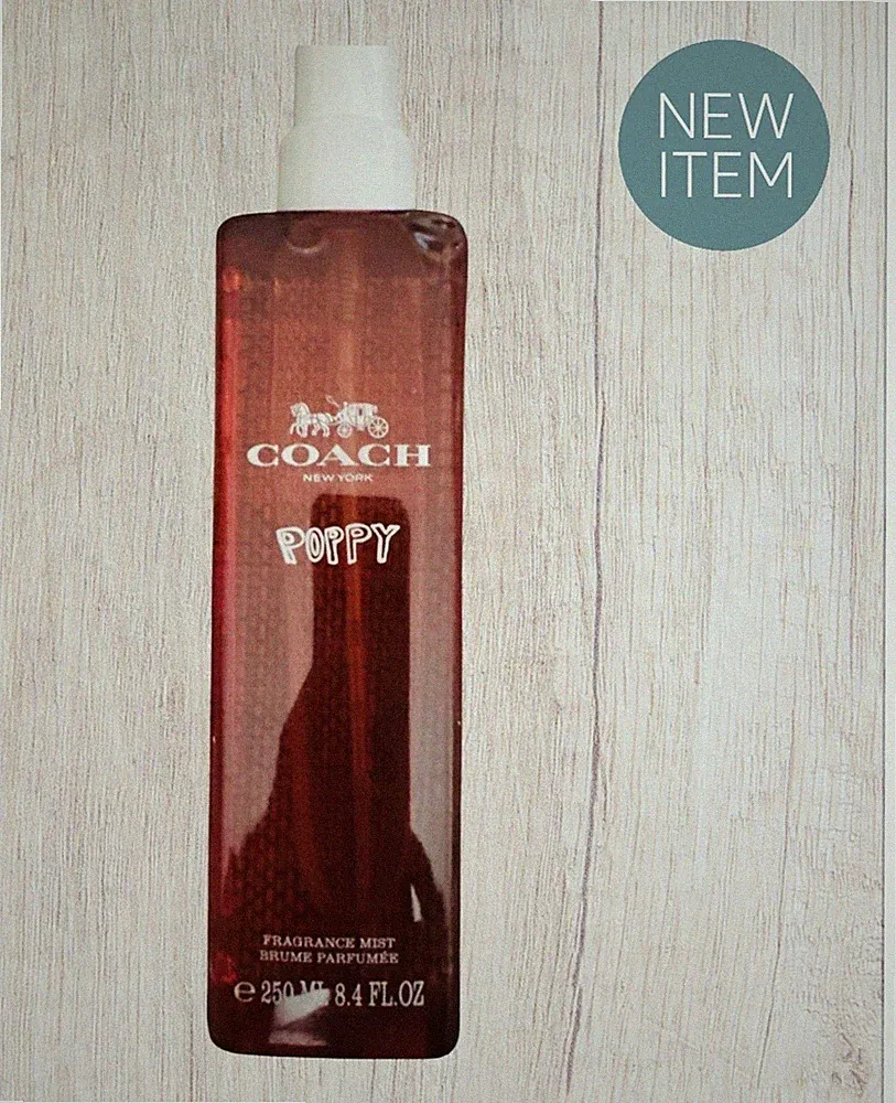 Coach Poppy Body Spray Fragrance Mist 8.4 Fl Oz Perfume,Made In France