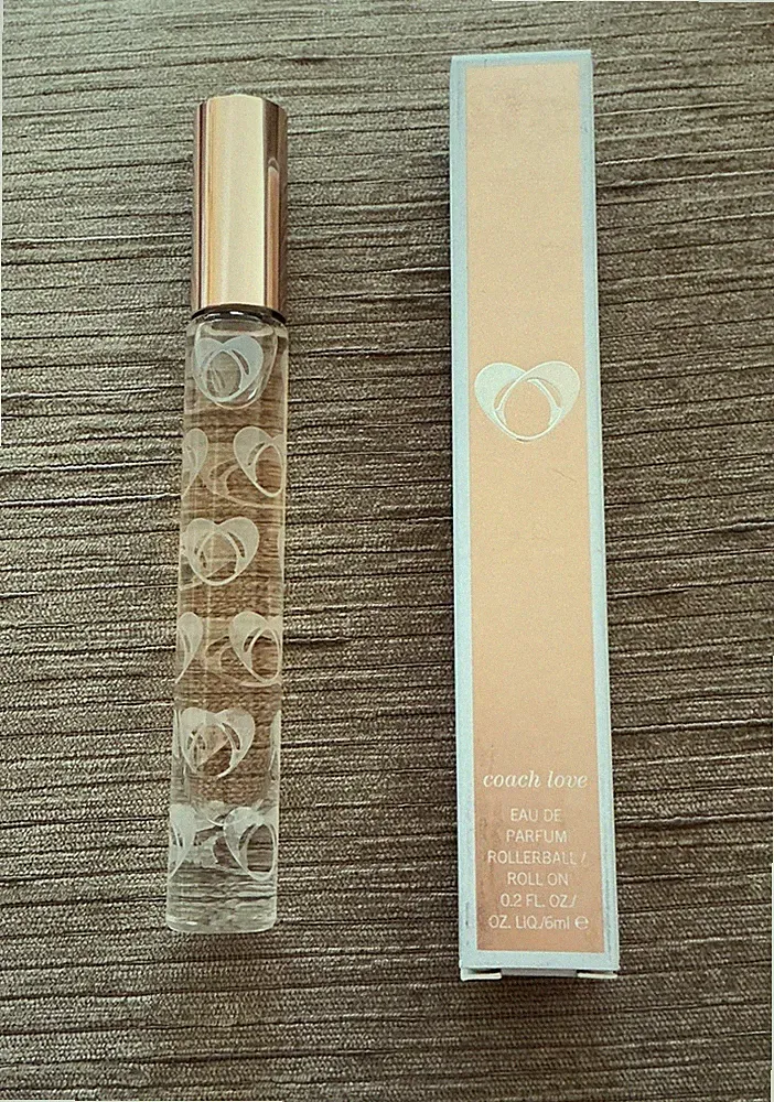 NEW BOXED Coach Love Rollerball Roll-on Eau de Parfum Perfume 0.2 oz