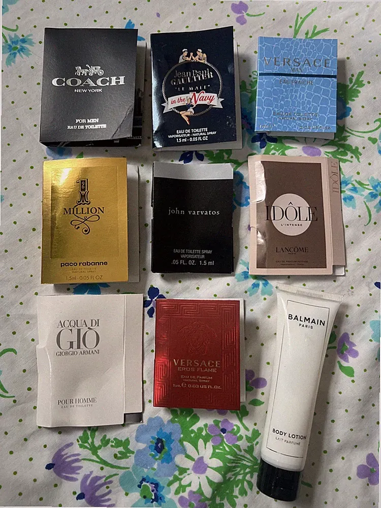 Perfume Samples Designer Versace Armani Coach Jean Paul Paco Balmain - Men
